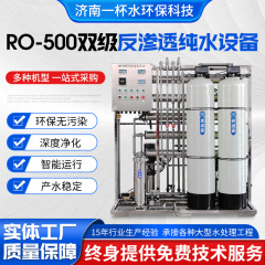 水処理装置 ソース工場浄水装置 純水 RO-500 二段逆浸透純水装置