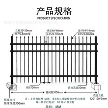 铝艺围墙栏杆小区学校铝合金隔离防护栏铝艺护栏厂家