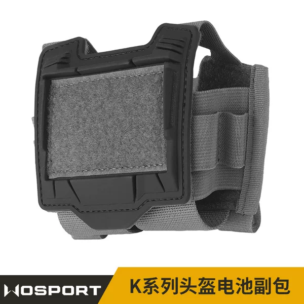 Wosport K Series Helmet Battery Sub-Bag Elastic Fixed Rope Pvs-31 Battery Box Storage Weight Bag