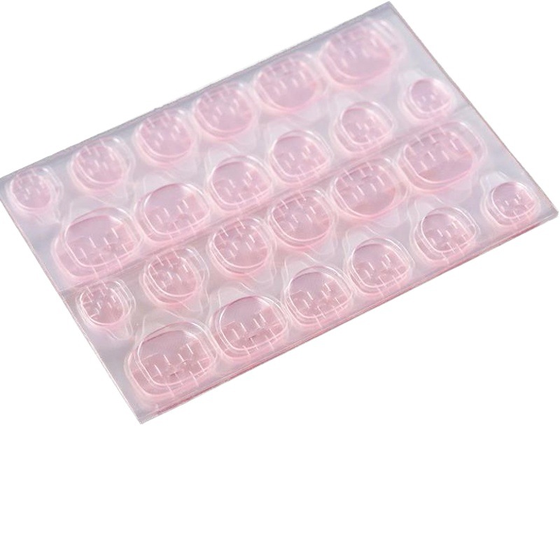 Strong Sticky Nail Art Jelly Gel 24 Pieces of Nail Pieces Waterproof Wear Armor Jelly Gel Increased Yellow Jelly Gel Increased Powder Gel