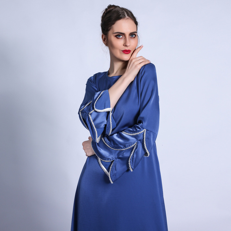 2021 Matte Dress Fishtail Three-Layer Sleeve Bright Beads A-Line Long Skirt Women Cross-Border 1220 2021 Matte Dress Fishtail Three-Layer Sleeve Bright Beads A-Line Long Skirt Women Cross-Border 1220
