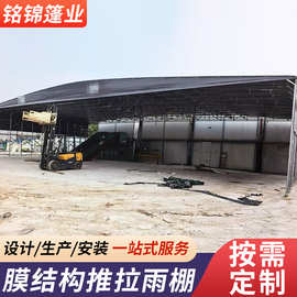 安徽遮阳棚推拉雨棚户外大排档防风遮雨活动伞摆摊帐篷车棚可印刷