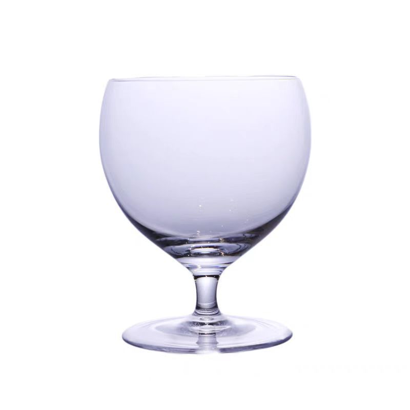 Barra de patas cortas de vidrio simple, coctelería, copa de cóctel, restaurante, bebidas frías, taza de café con hielo creativo, taza de postre