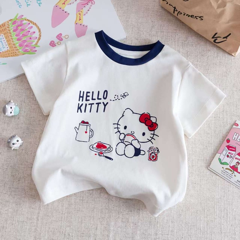 女の子スーツ夏の新作 2025 韓国風夏服女の赤ちゃん半袖 Tシャツレース水玉パンツ 2 点セット|undefined