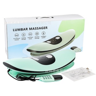 Cross-border new lumbar massager hot compress vibration constant temperature electric knee belt intelligent cervical massage instrument