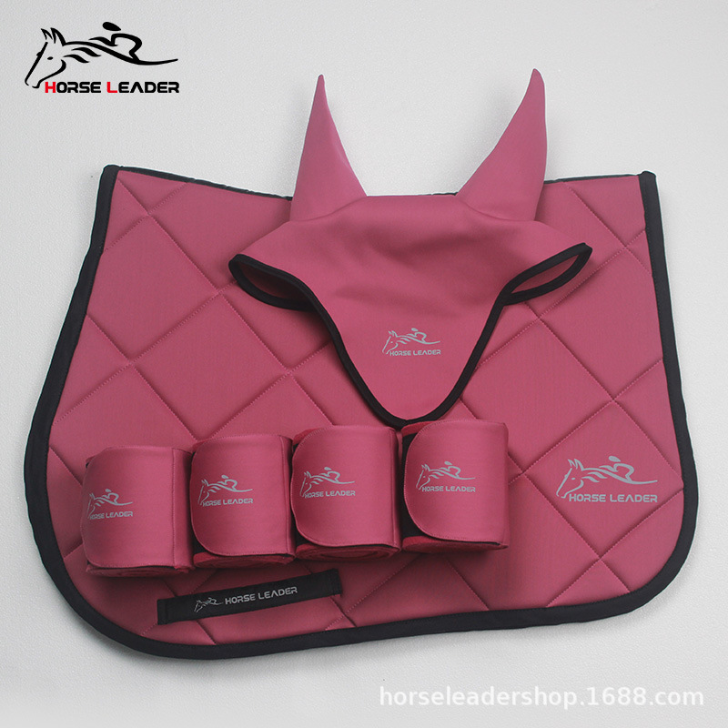 HORSELEADER saddle pad sweat hip dress dance sweat pad obstacle saddle pad horse earmuffs horse leggings suit