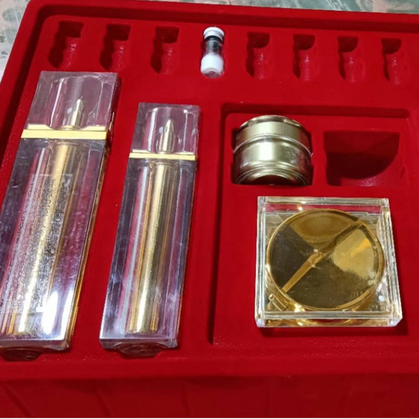 化妆品吸塑内衬PVC吸塑植绒内托 防静电周转托盘吸塑包装厂家批发