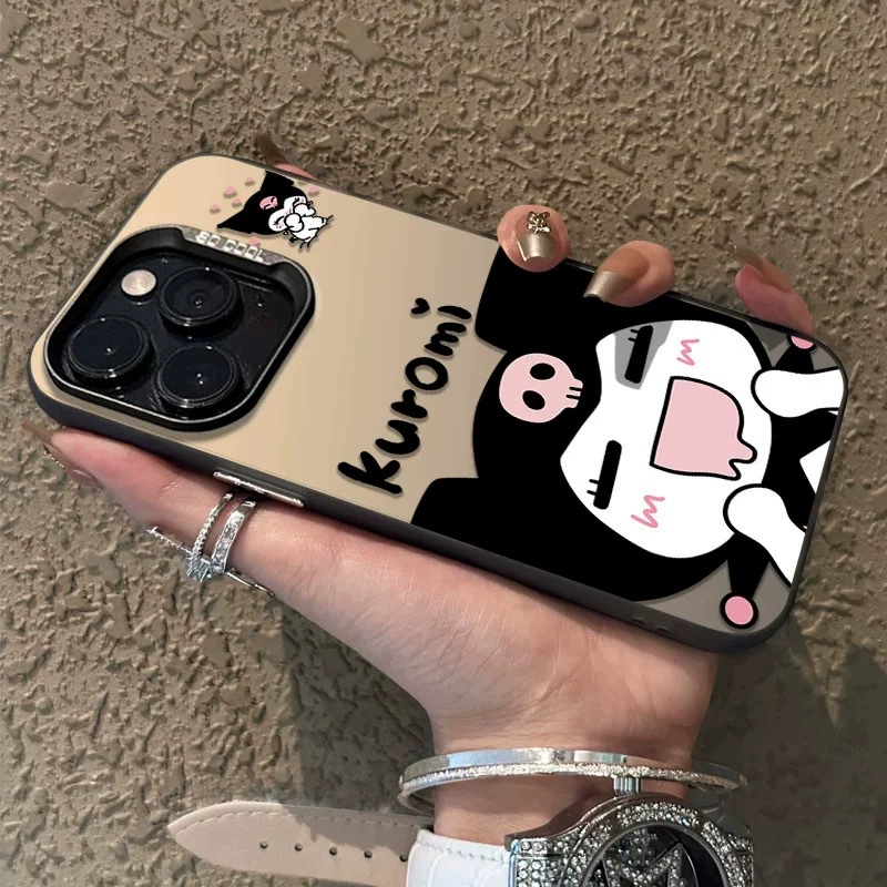 Kuromi подходит для Apple 15 цвет серебро корпус iPhone14pro креативный 13/11promax заморозка защитный случай