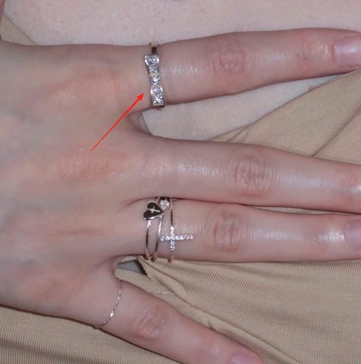 Zirkon Blumen Herz Kreuz Stapelring Set Vielseitiger Schmuck_voghion.com