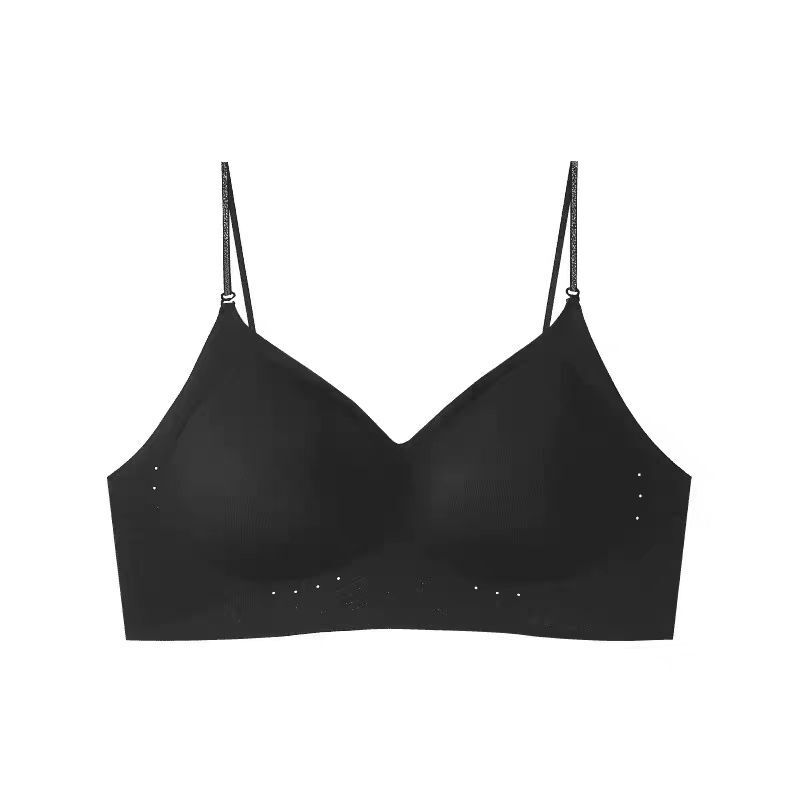 粉底液隐形大露背美背小胸聚拢内衣女固定杯无钢圈无痕薄款文胸罩|undefined