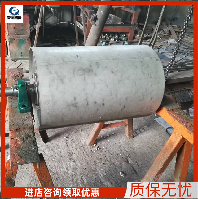 厂家出售半磁滚筒 性能稳定永磁滚筒磁滑轮 质保干式大块磁选机