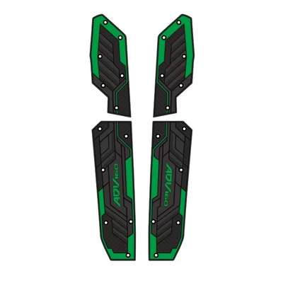 Anti-Slip and Dirt-Resistant Foot Pads, Electric vehicle pedal - green