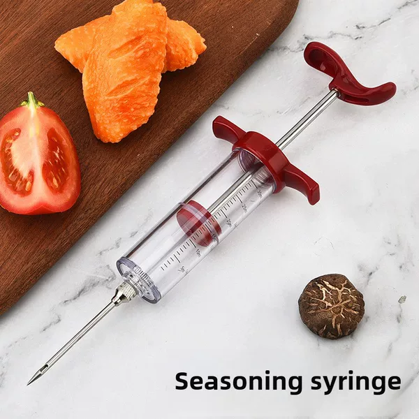 Kitchen seasoning syringe Turkey needle marinade syringe barbecue syringe baking tool sauce injection needle batch