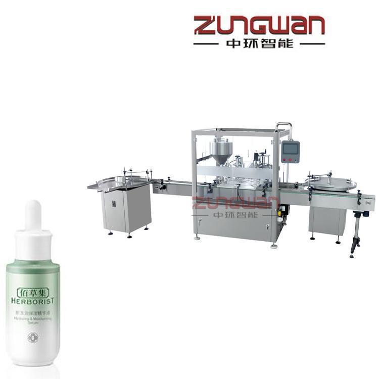 小容量水感气垫遮瑕笔灌装旋盖机 指甲油灌装上刷旋盖机 中环智能