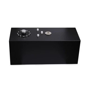 Car Modified 70L Auxiliary Fuel Tank Aluminum Racing Fuel Tank Plastic Cover Sensor Rectangular Fuel Tank 19 Gallon