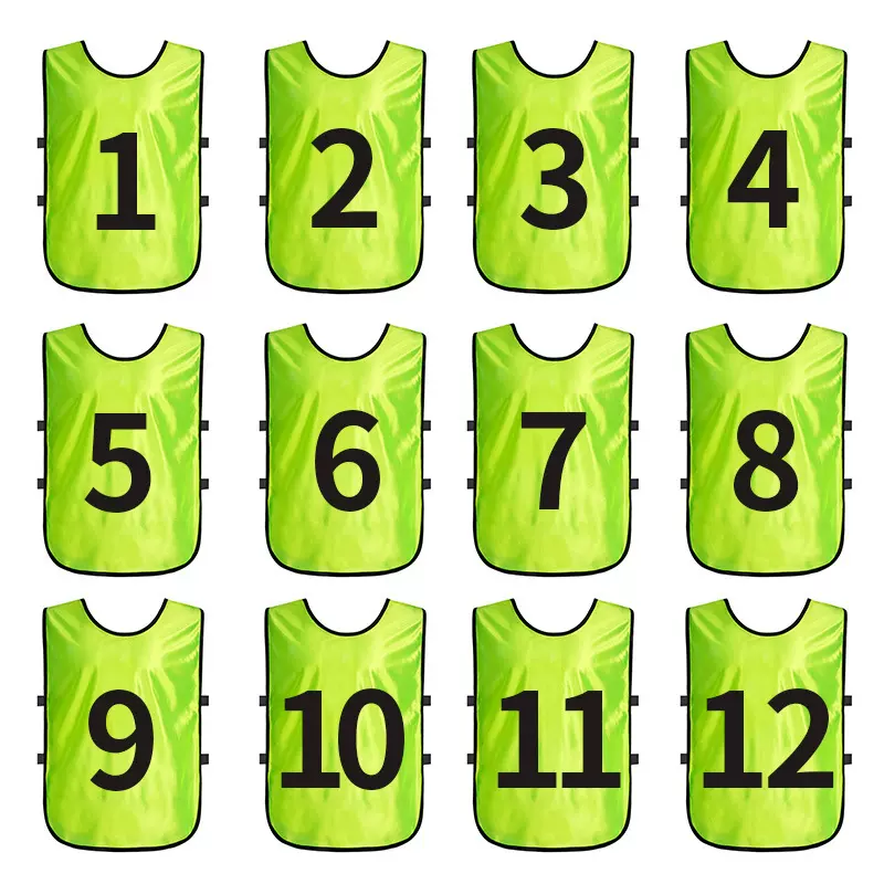 足球训练背心分队拓展分组号码广告衫儿童马甲定制团建活动对抗服