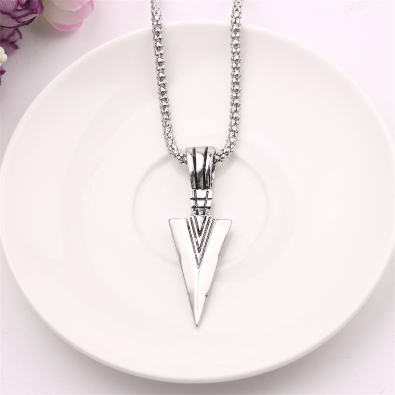 1 Piece Fashion Arrow Alloy Plating Menu0027S Pendant Necklace