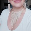 Shiny accessory, sexy necklace with tassels, accessories