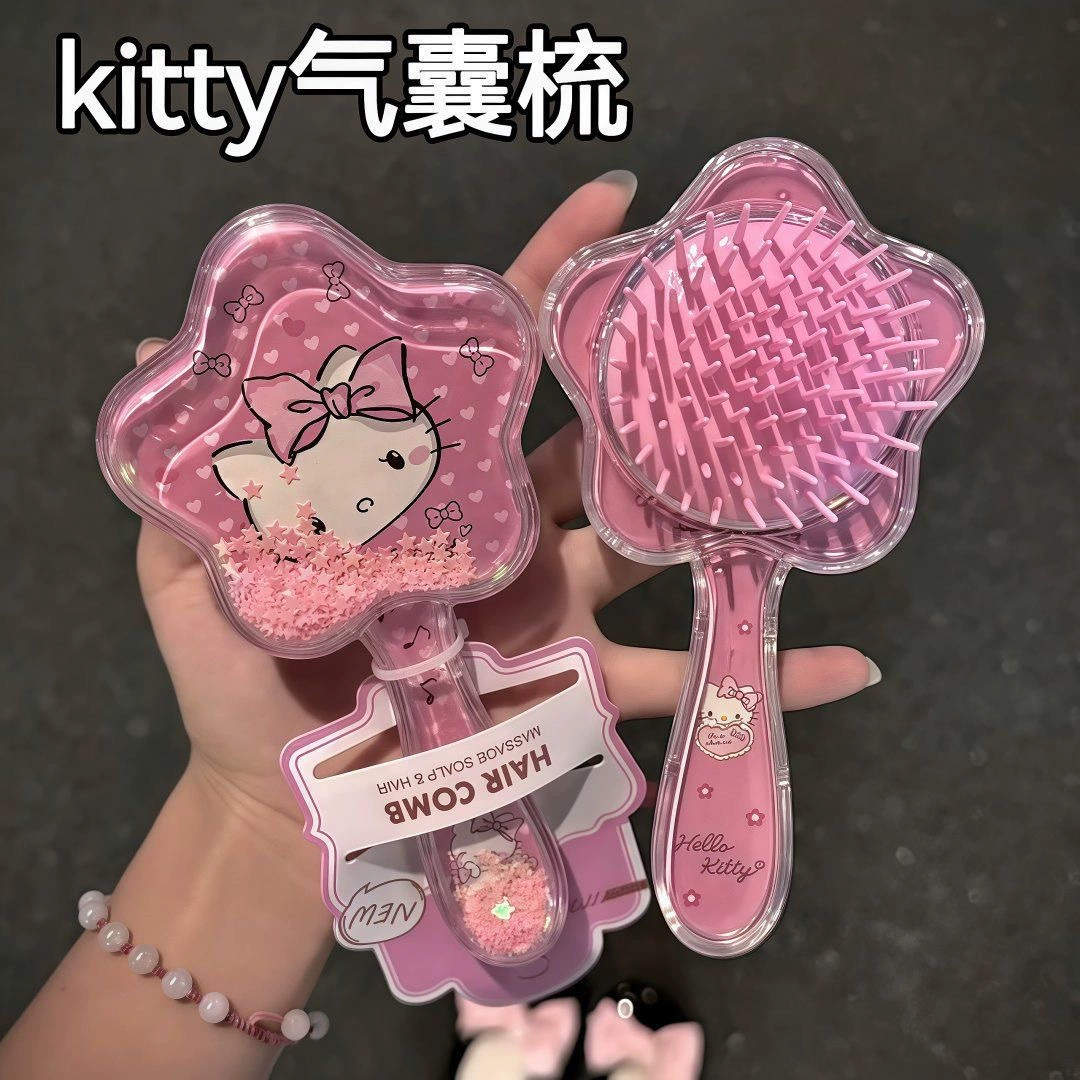 Hello Kitty, мультяшная милая массажер, мягкая подошва, кисть, воздушный мешок