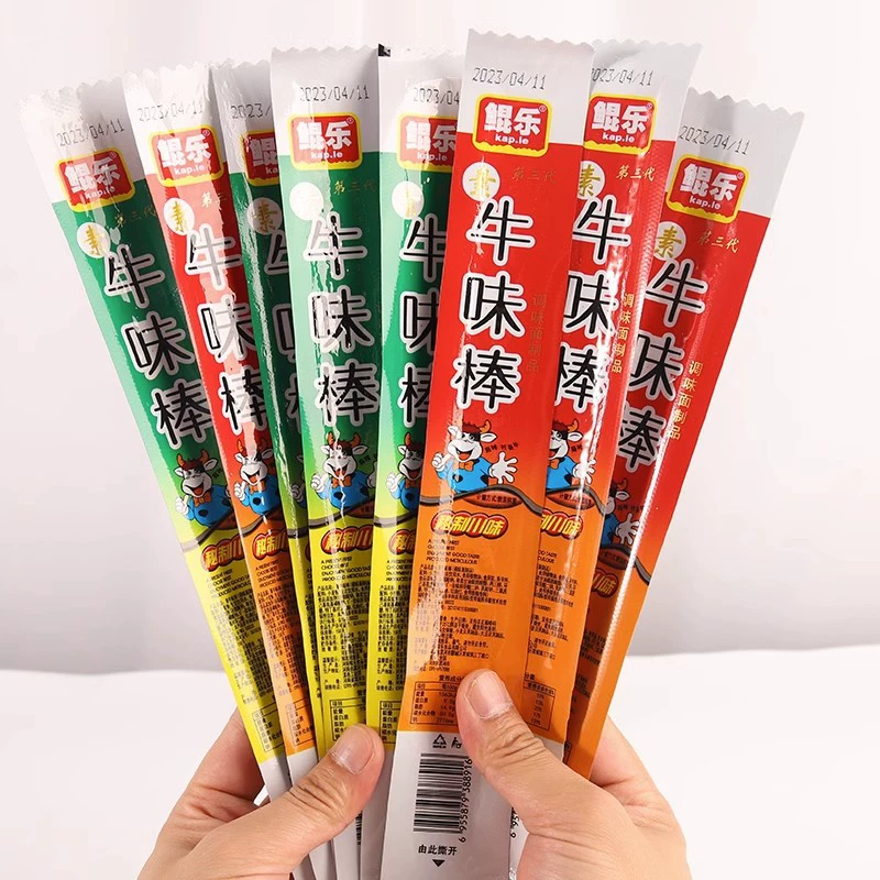 Пробел Beef Flavor Spicy Strips Childhood Nostalgic Snacks Spicy Snacks Enjoy Campus Snack Wholesale Vegetarian Beef Tendon Gluten 16g