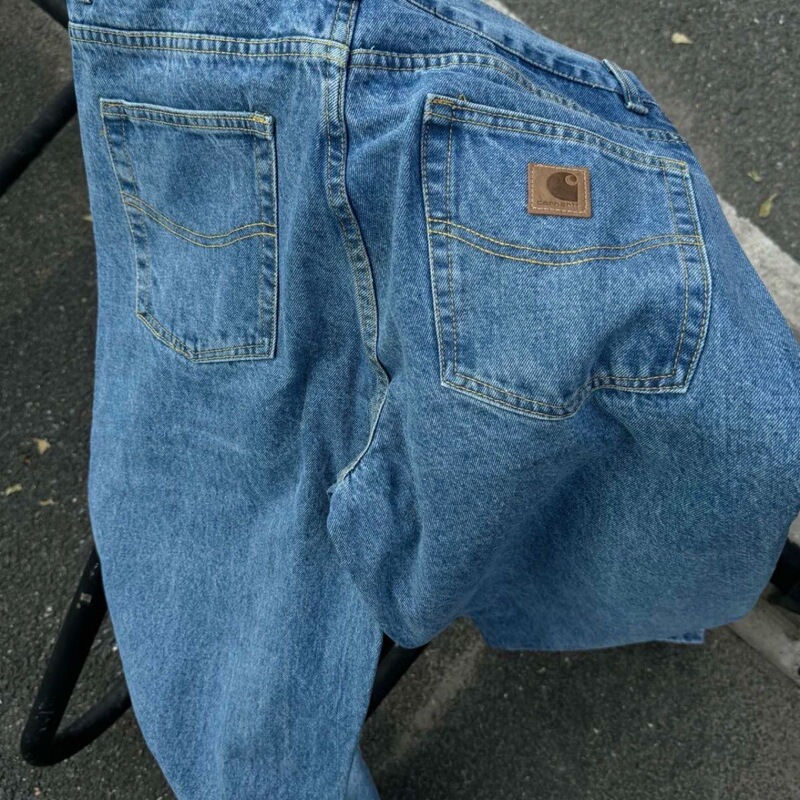 Cross-border Foreign Trade 24 New Carhart Retro Casual Jeans Men's American Fashion Loose Pants High Street