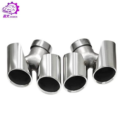 Tail Pipe Stainless Steel – Car muffler - style-2-silver