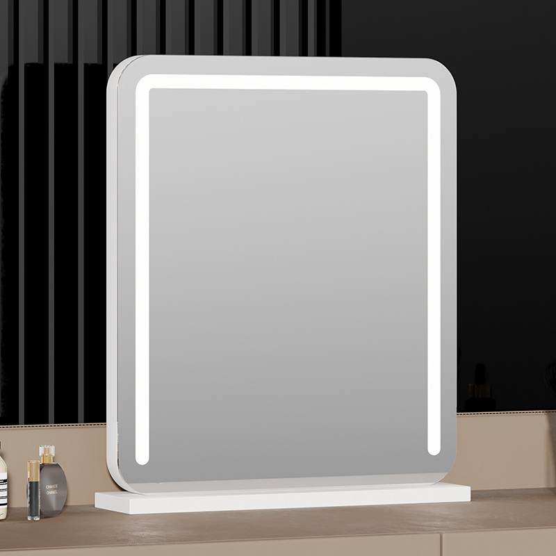 Espejo de maquillaje de escritorio para el hogar espejo de maquillaje de luz LED espejo de maquillaje espejo de relleno inteligente dormitorio Espejo de belleza