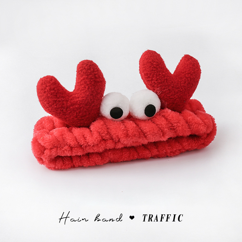 Diadema de felpa de dibujos animados 2025, antideslizante, para maquillaje o spa, estilo lindo