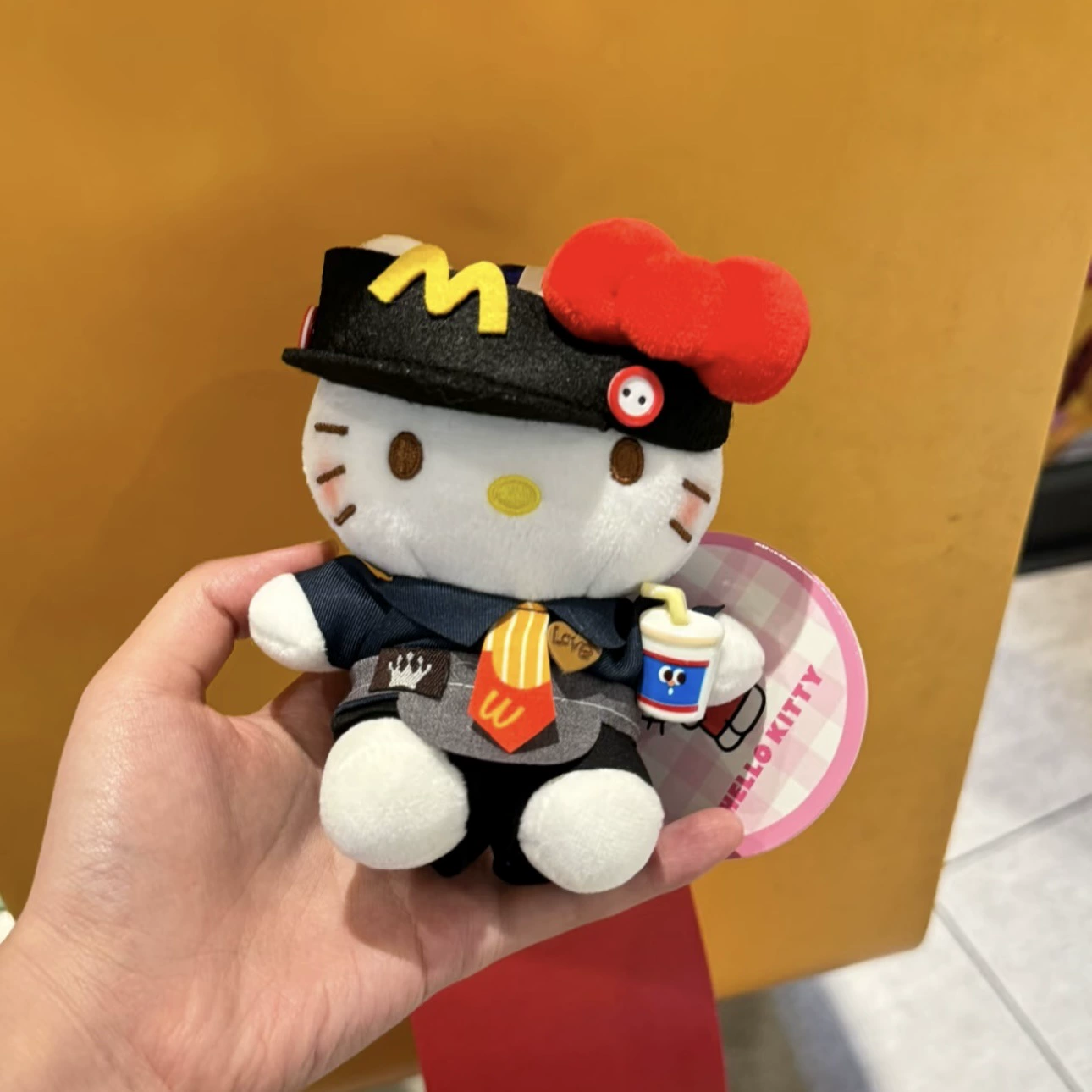Hello Kitty, sanrio, оригинальная плюшевая подвеска, кукла, брелок, украшение сумки