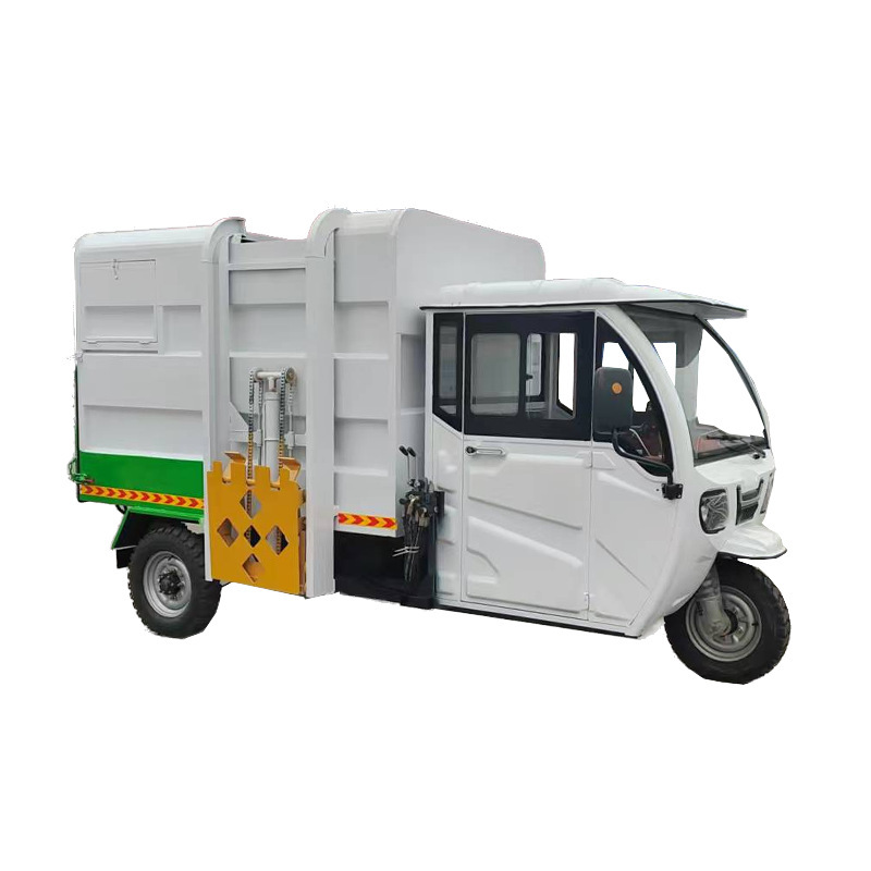 電動ごみ収集車メーカー直送3方自積み自卸式ごみ運搬車コミュニティサイドバケットごみ収集車|undefined