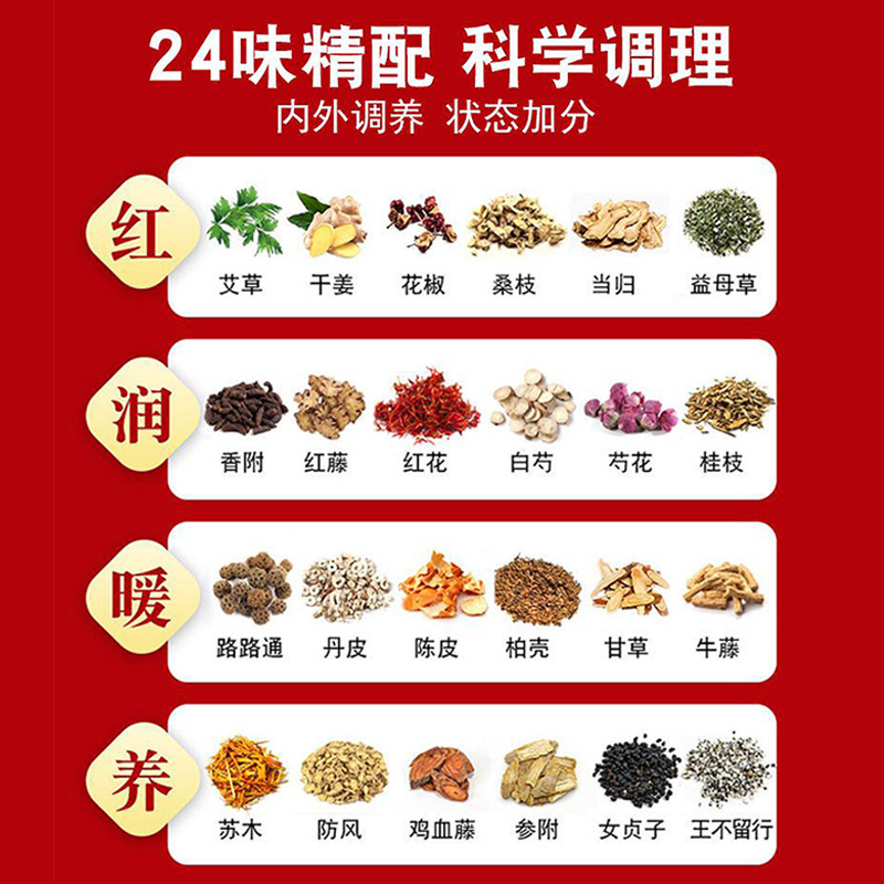 南京銅仁堂二十四味バスバッグ、湿気と冷えを追い払い、足湯バッグ、ヨモギ足湯バッグ、足湯薬、足湯バッグ|undefined