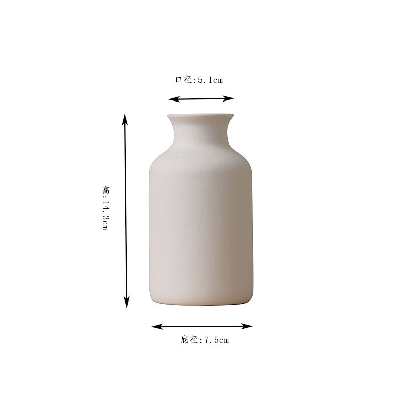 Arcilla Blanca de Alta Temperatura de Jingdezhen para Cerámica, Vaso de Cerámica en Blanco para Pintar, Tallar y Crear Manualidades