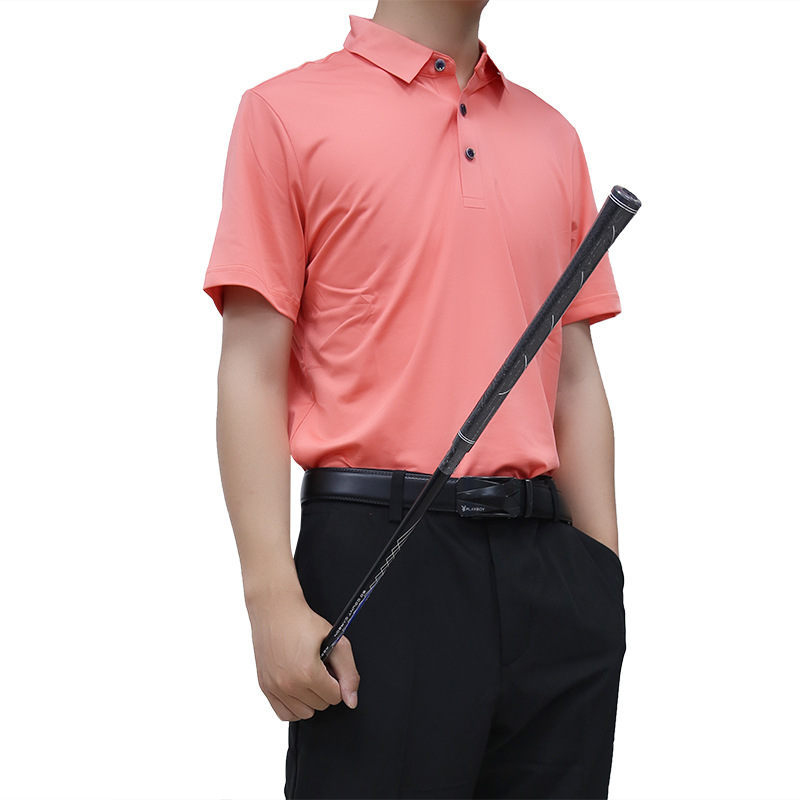Ropa de golf fitness Camiseta de manga corta solapa deportes Polo camisa de los hombres 2024 nuevo verano fábrica al por mayor