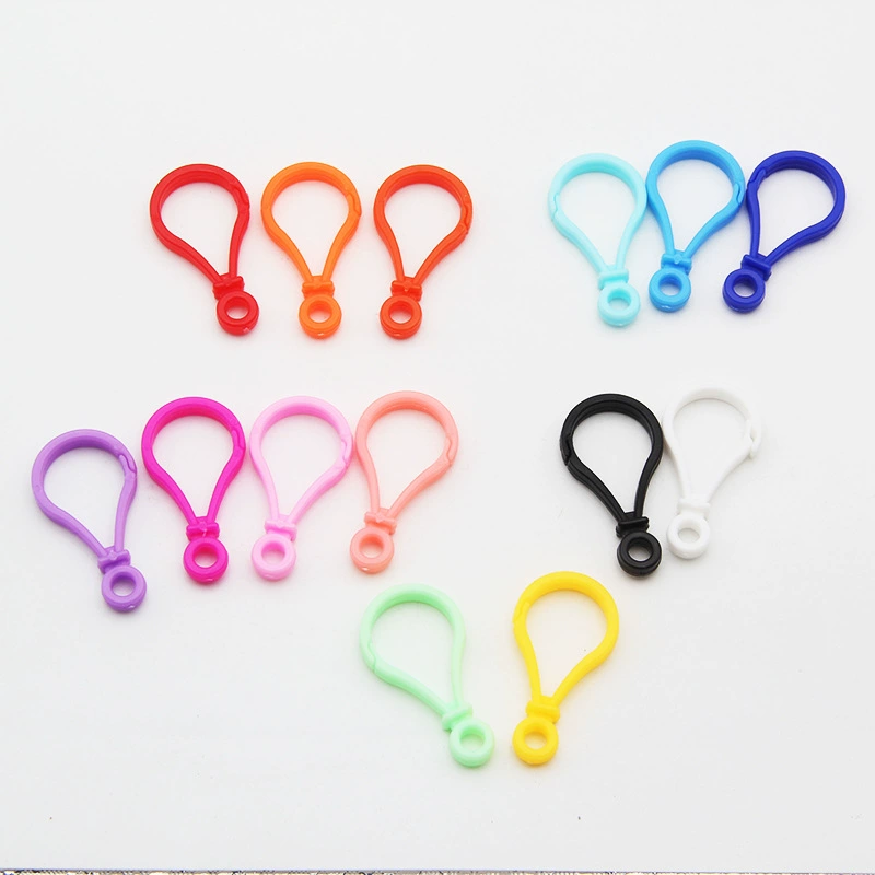 DIY пластиковые конфеты цвета 35 мм фонарь пузырь мешок крючок цветной акриловый экологически чистый брелок вопросительный крючок