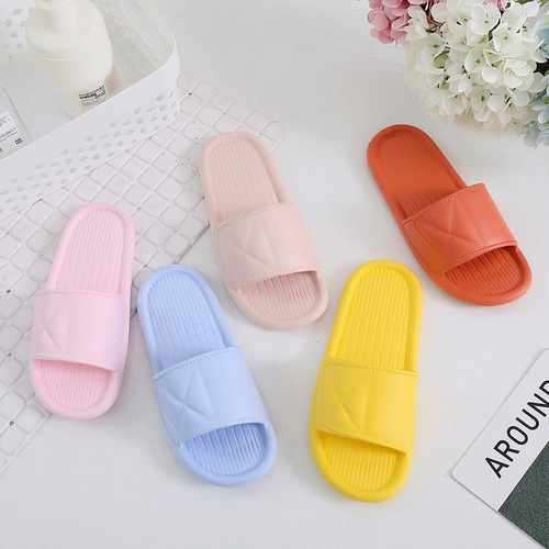 Manufacturer Wholesale EVA Soft Sole Home Slippers for Women Summer Household Indoor Slip Resistant Cross Shoes Dropshipping
