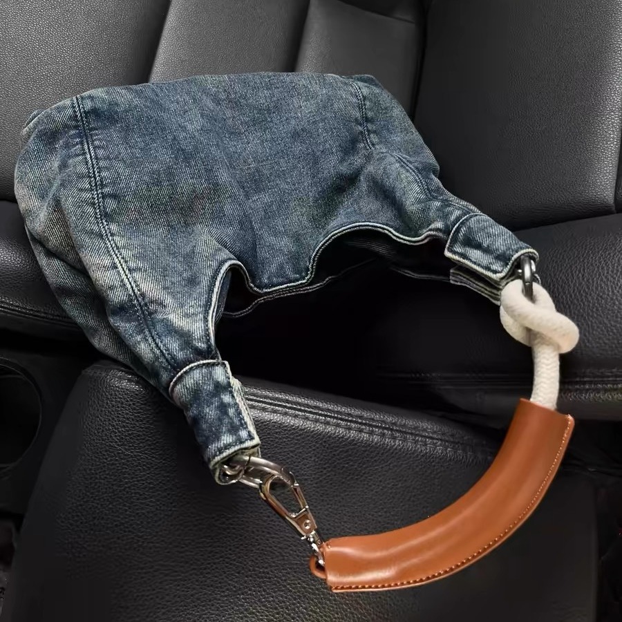 Luxusná džínsová kabelka pre ženy na jar/leto 2024, nová špeciálna taška do podpazušia na voľný čas, taška cez rameno Spicy Girl_voghion.com