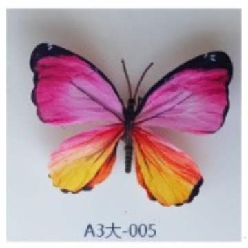 模擬 3D 蝶の花模擬造花 DIY 蝶のカラフルな人気の蝶の装飾クリエイティブジュエリー工場卸売|undefined