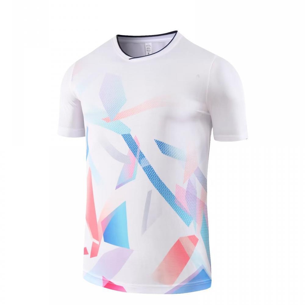 2023 nueva camisa de bádminton deportiva de tenis de mesa de manga corta camisa de entrenamiento puede imprimir bordado 2014