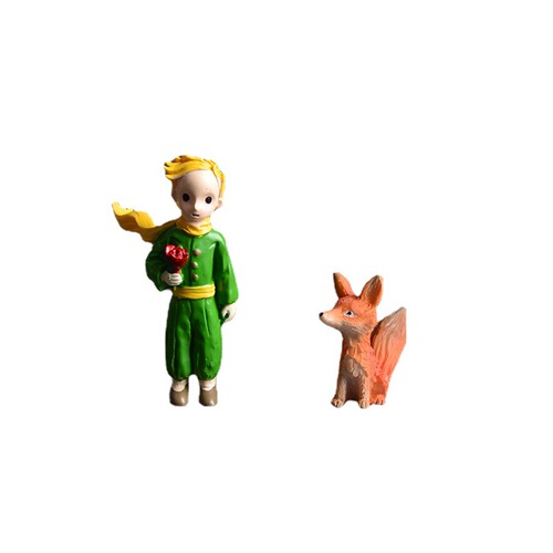 Resin Little Prince Fox Home Decoration Cake Baking Decoration Desktop Living Room Crafts Gift Giving