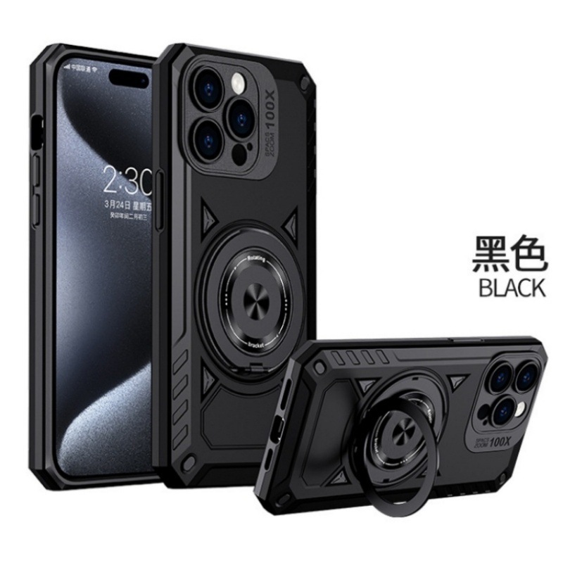 凯旋甲二合一外贸新款亚马逊跨境磁吸指环铠甲防摔二合一手机壳工