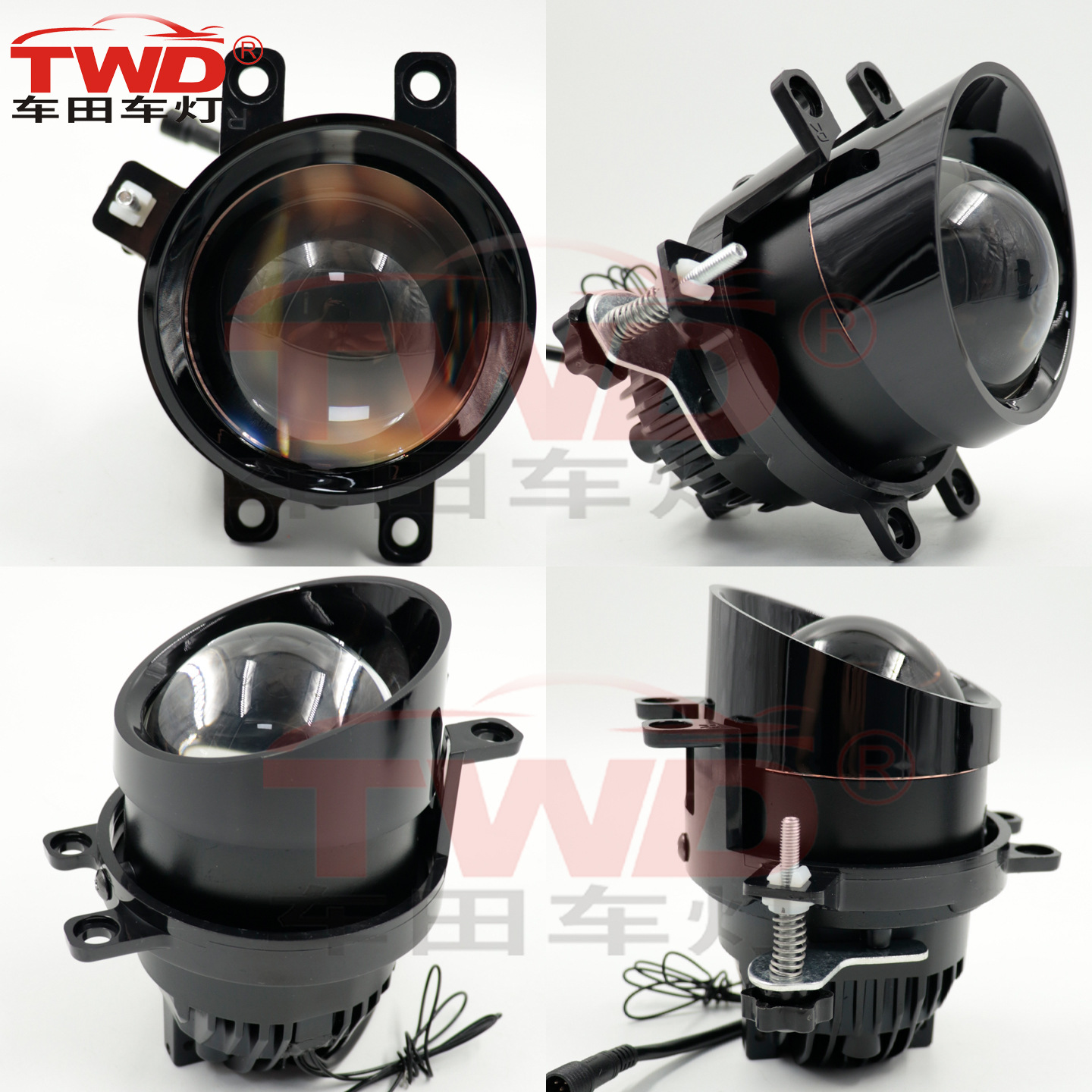 TWD is suitable for Toyota Prius 2010-2013 fog light lens, special fog light bracket for specific vehicles 3.0inch