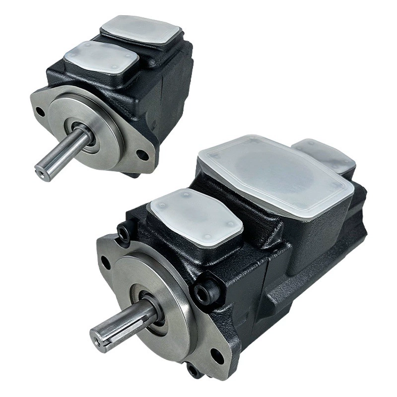 Гидравлический масляный насос Yisheng с прямым впрыском в наличии T6C T6CC серии Электрический лопастной масляный насос высокого давления с одним и двойным впрыском