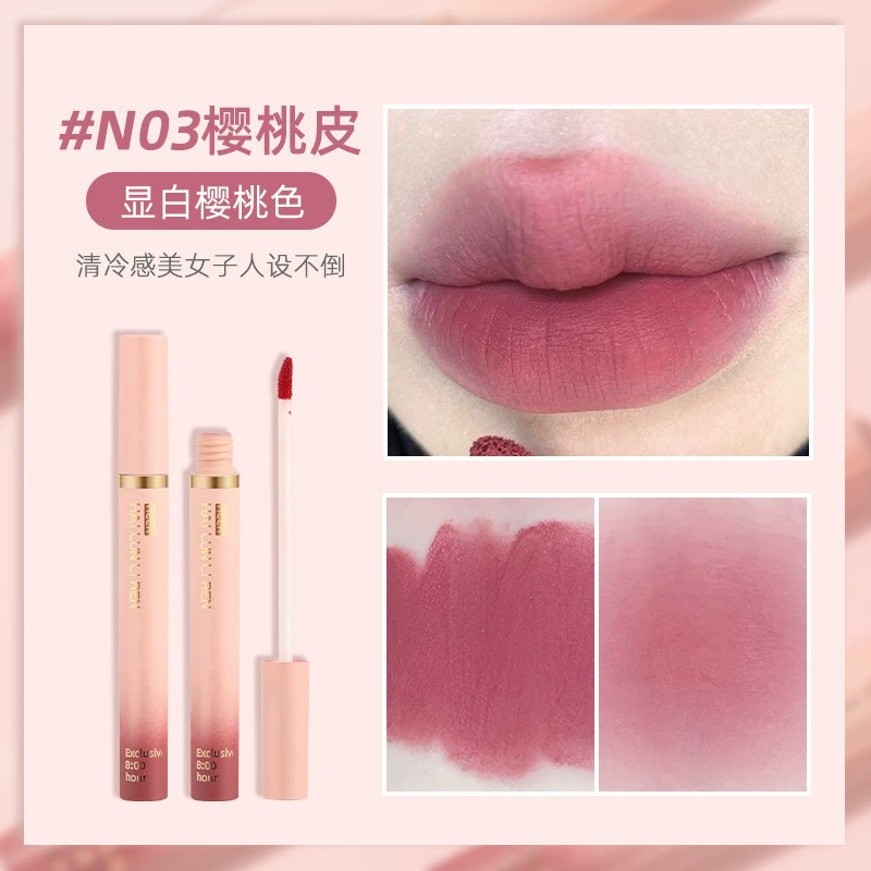 lip gloss? hailunliren Блеск для губ и праймер матовая помада, прозрачный оттенок – 6 цветов