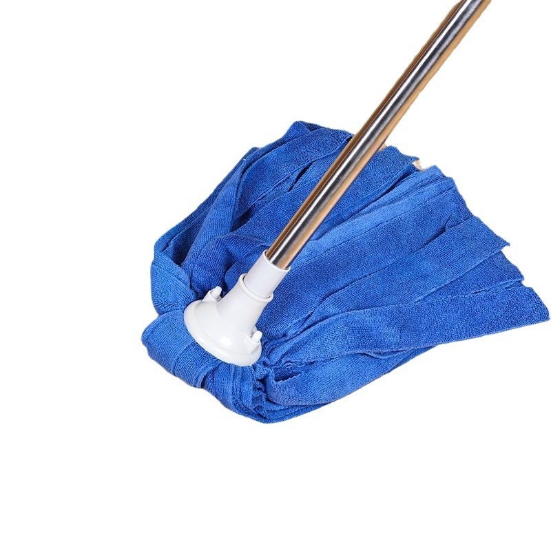 Fine-woven terry cloth mop vintage mop microfiber terry cloth mop round flat head to absorb water and mop clean