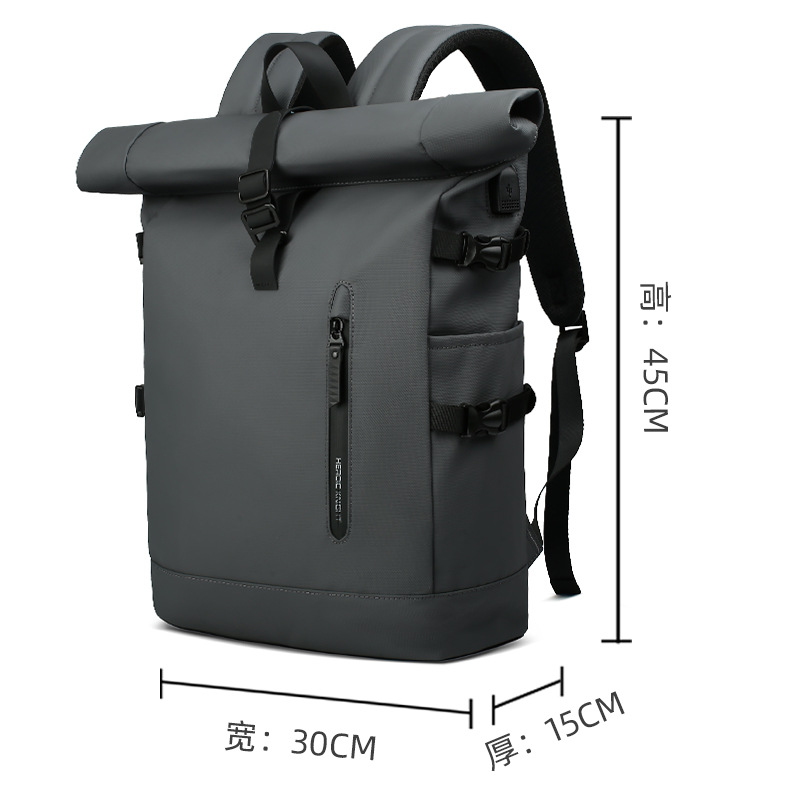 Mochila grande para hombre – impermeable, deportiva, viaje, portátil, uso diario, estudiantes