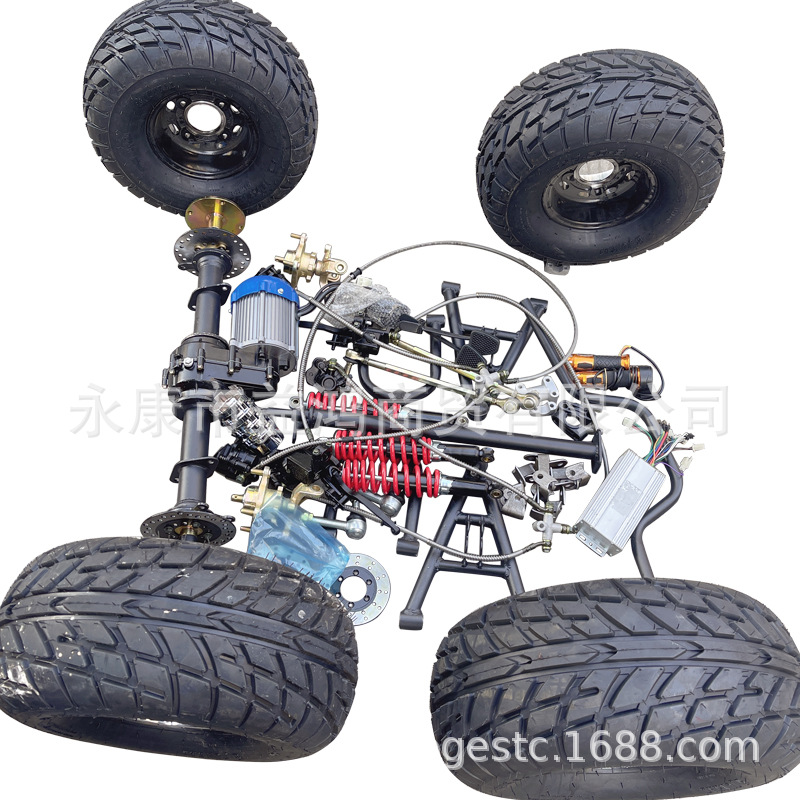 手把式前后悬挂带8寸公路电动 (3)