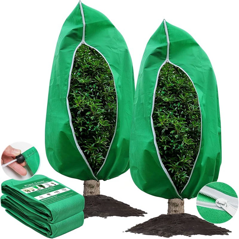 Трансграничные горячие продажи растения холодостойкие чехлы нетканые шнуры молнии морозостойкие чехлы зимние растительные антифризные чехлы