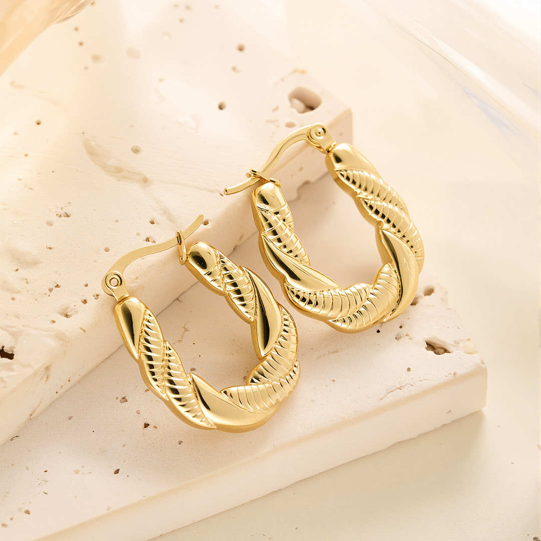 Eh025 earrings gold