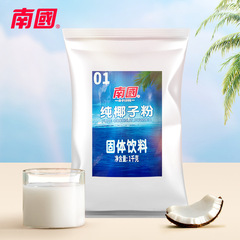 Coconut Milk Powder 1kg Bag, 1000g of Pure South Island Coconut Milk and Coconut Cream, Wholesale Packaging for Food and Beverage Factories