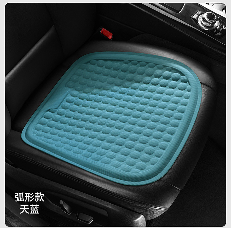 Breathable honeycomb silicone seat cushion for long-term sitting, egg-shaped car chair summer cushion, office gel cooling chair pad